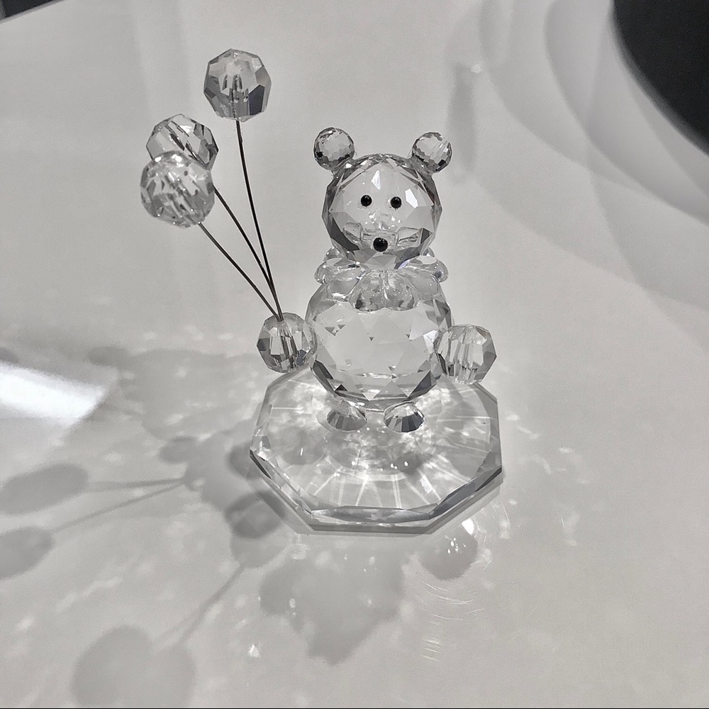 Swarovski Bear with Balloons